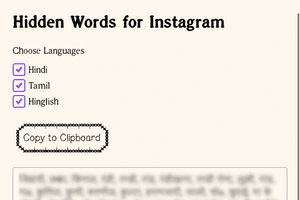 Meta Hidden Words and Uli